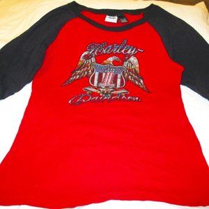 Harley-Davidson Women's Embellished Eagle T Shirt